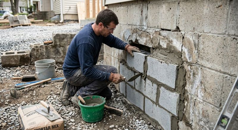 Block Wall Repair in Coryell County, TX