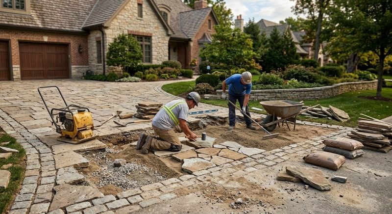 Brick Driveway Repair in Killeen, TX