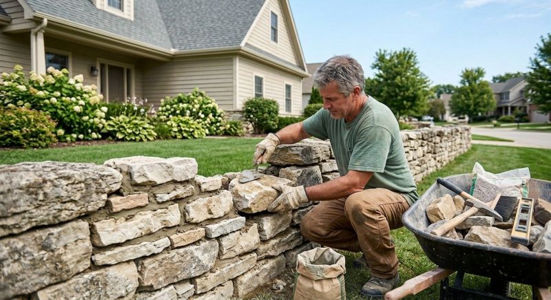 Brick Fence Repair in Killeen, TX