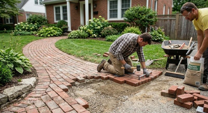 Brick Flatwork Repair in Killeen, TX