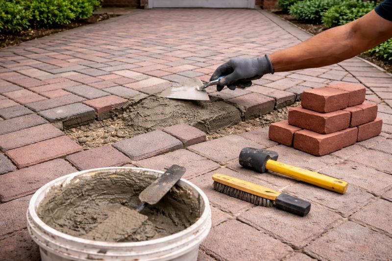 Brick Flatwork Repair in Killeen, TX