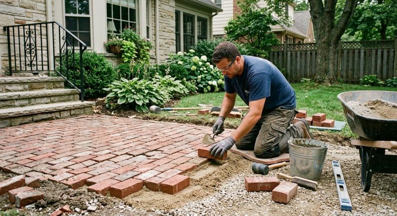 Brick Flatwork Repair in Killeen, TX