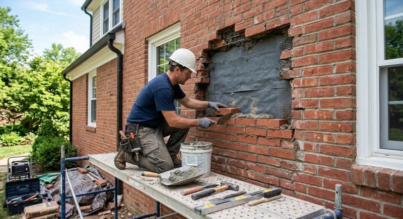 Brick Flatwork Repair in Salado, TX