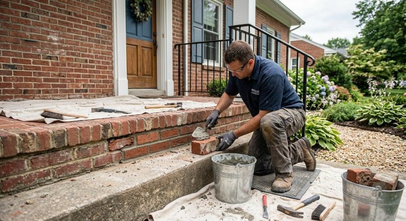 Brick Stairs Repair in Belton, TX