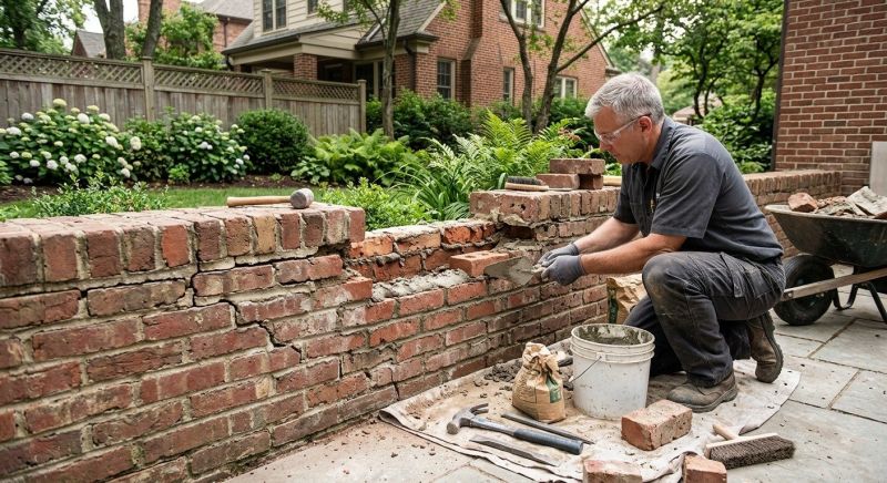 Brick Wall Repair in Harker Heights, TX