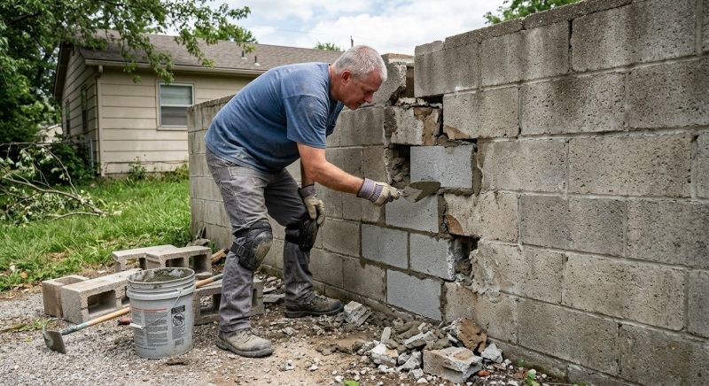 Concrete Block Repair in Belton, TX