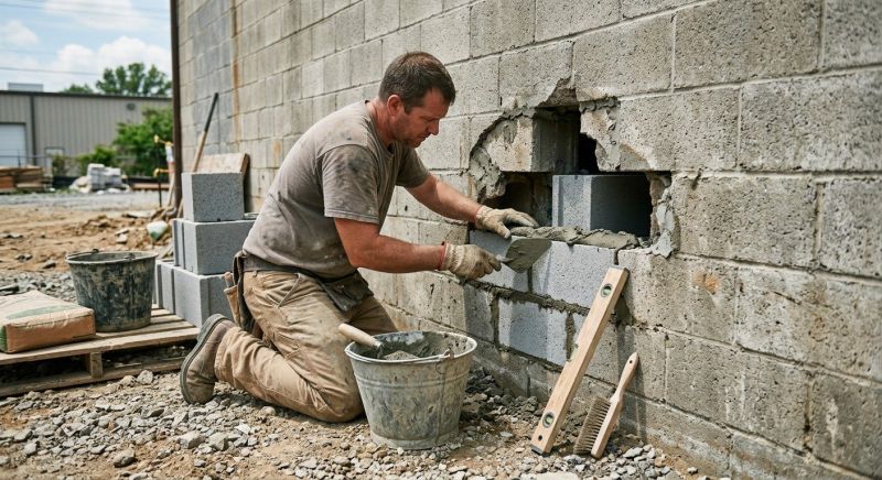 Concrete Block Repair in Killeen, TX
