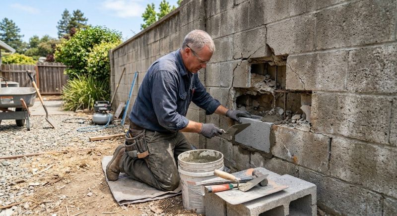 Masonry Wall Repair in Killeen, TX