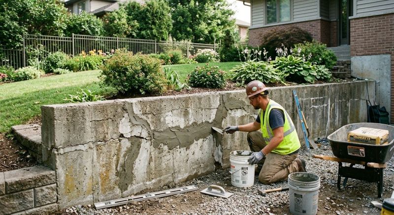 Retaining Wall Repair in Belton, TX