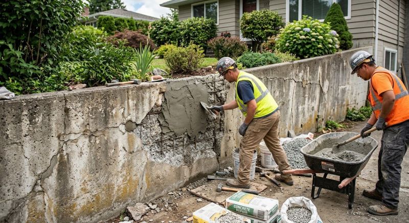 Retaining Wall Repair in Kempner, TX