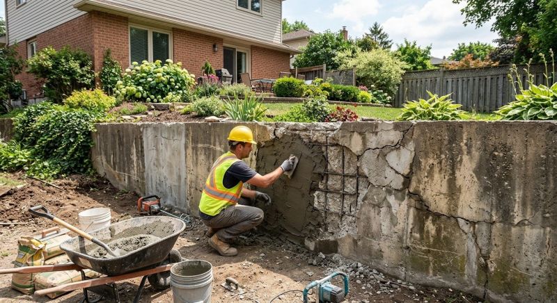 Retaining Wall Repair in Kempner, TX