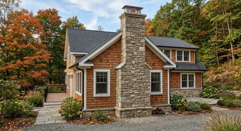 Stone Chimney Installation in Belton, TX