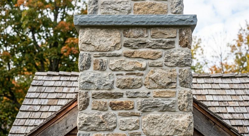 Stone Chimney Installation in Temple, TX