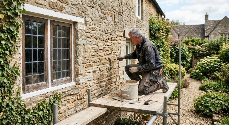 Stone Masonry Repair in Salado, TX