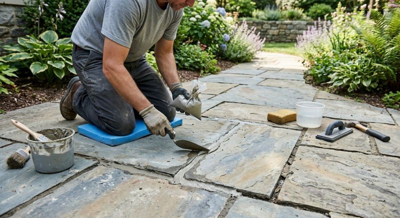 Stone Walkway Repair in Killeen, TX
